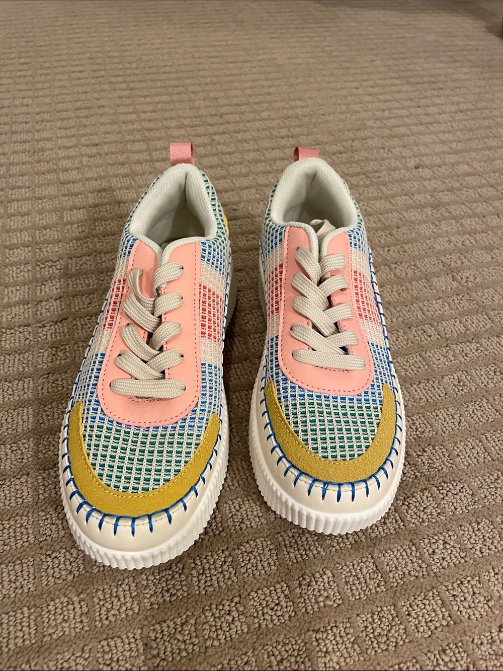 Nicole Miller Crochet Tennis Shoes - Picture 2 of 6